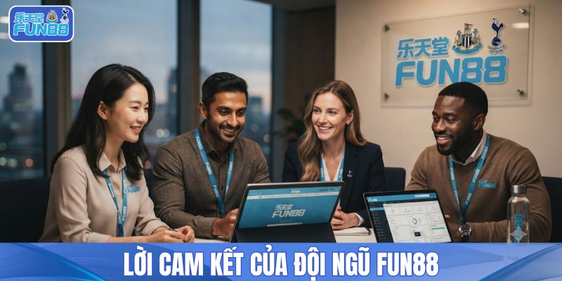Lời cam kết của đội ngũ Fun88