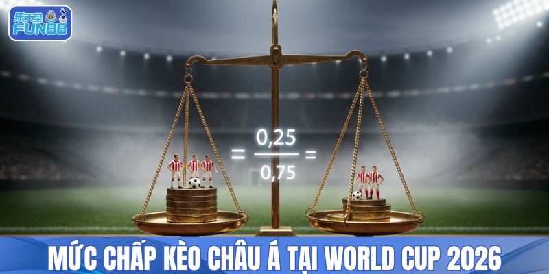 Mức chấp kèo châu Á tại World Cup 2026