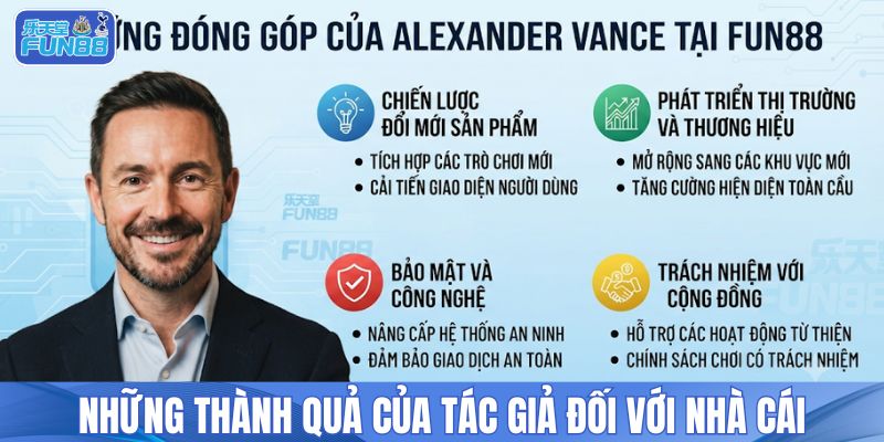 Những thành quả của tác giả đối với nhà cái