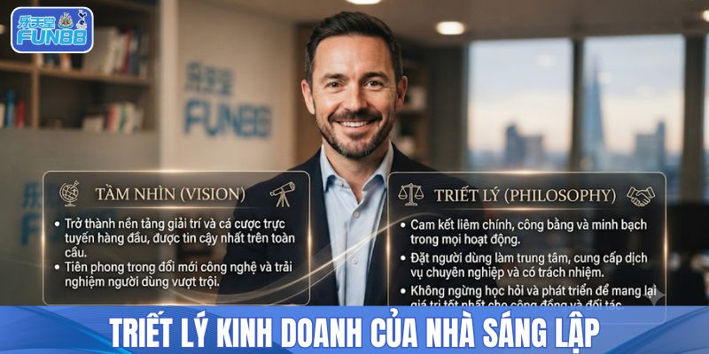 Triết lý kinh doanh của nhà sáng lập